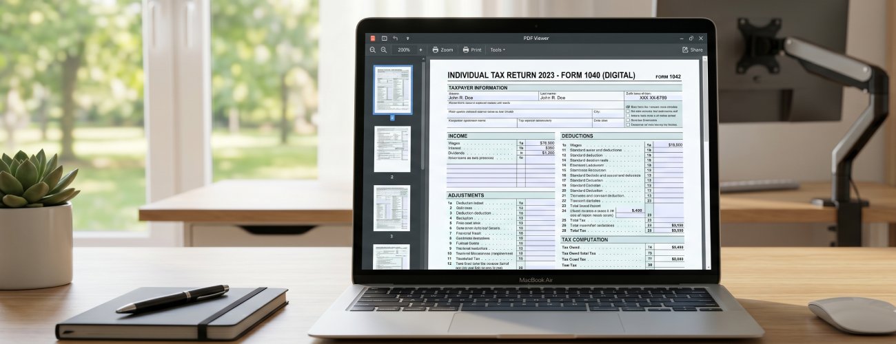 Convert Tax and Financial Forms