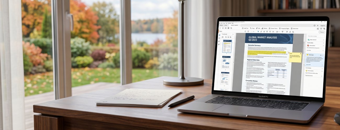 edit pdf report