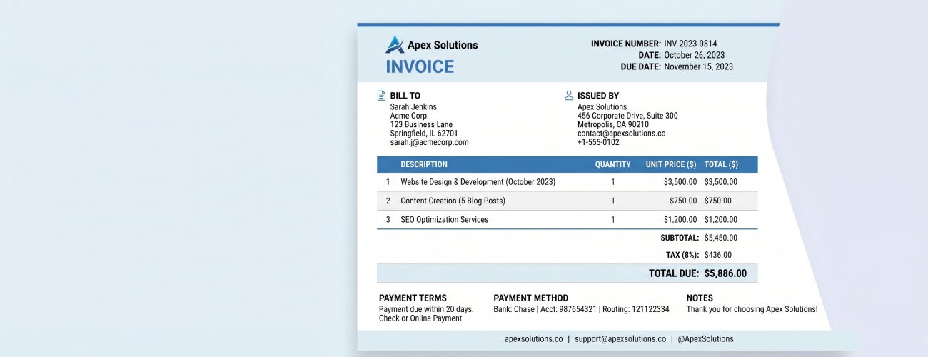 invoice
