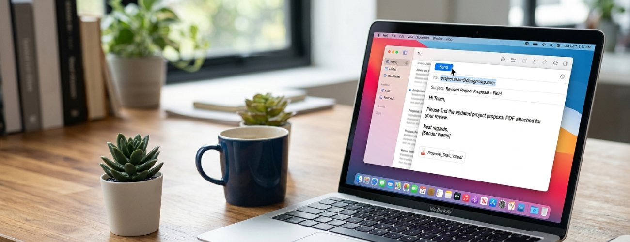 attach pdf in email