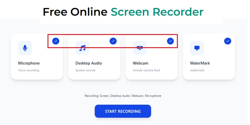 prepare for recording