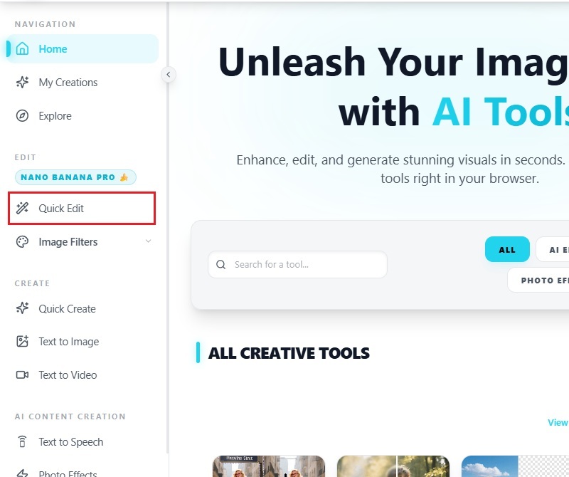 access the tool