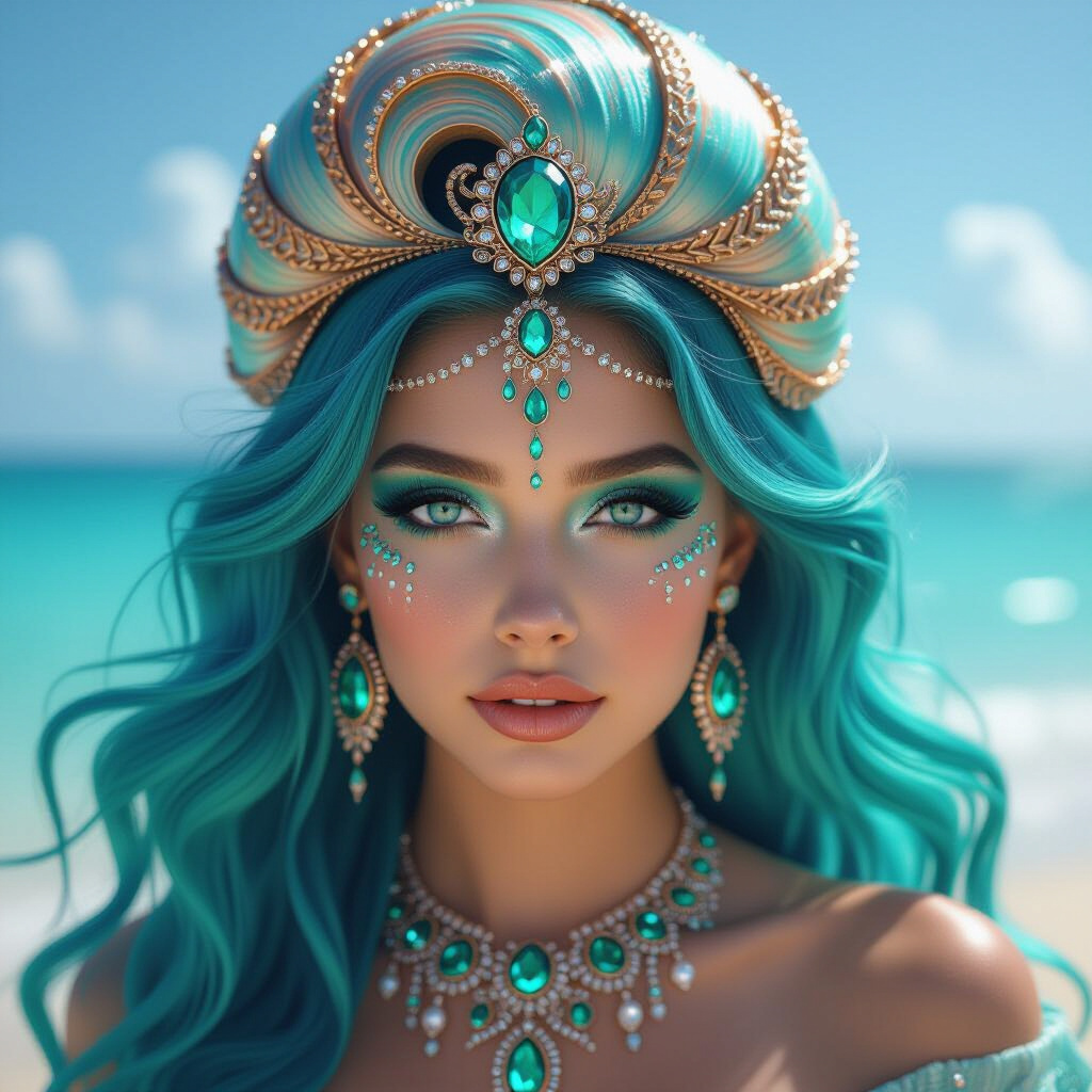Ethereal Young Woman