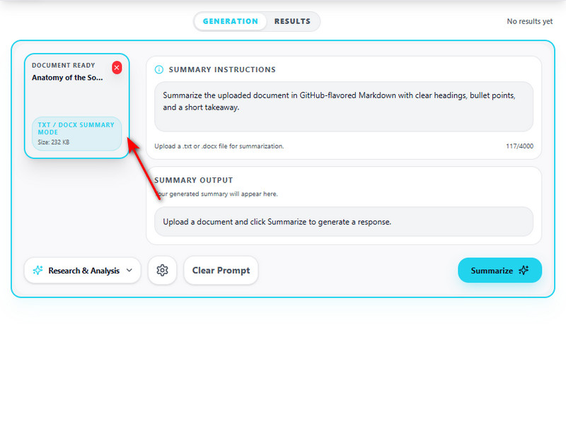 Upload Your Document