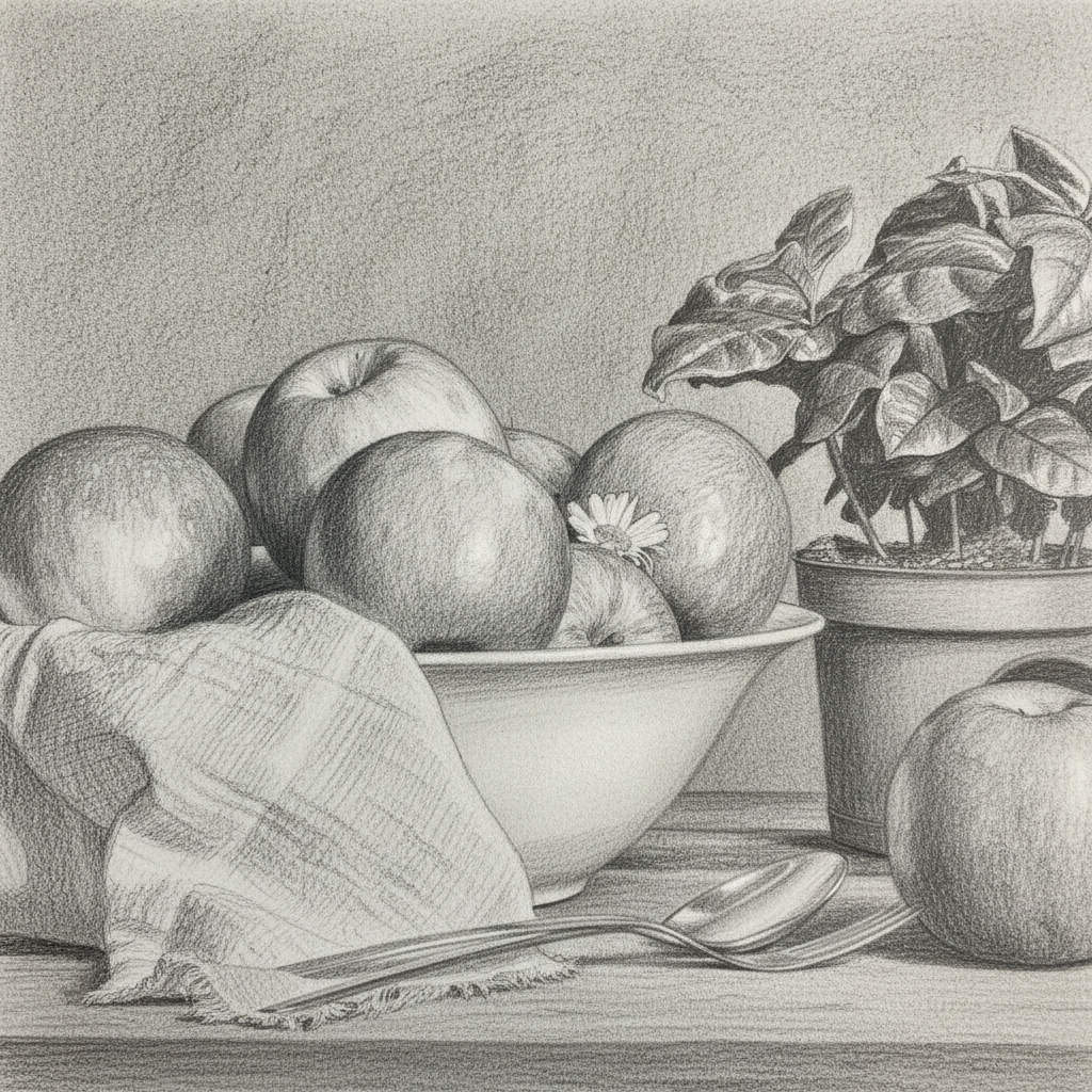 pencil Sketch Linework