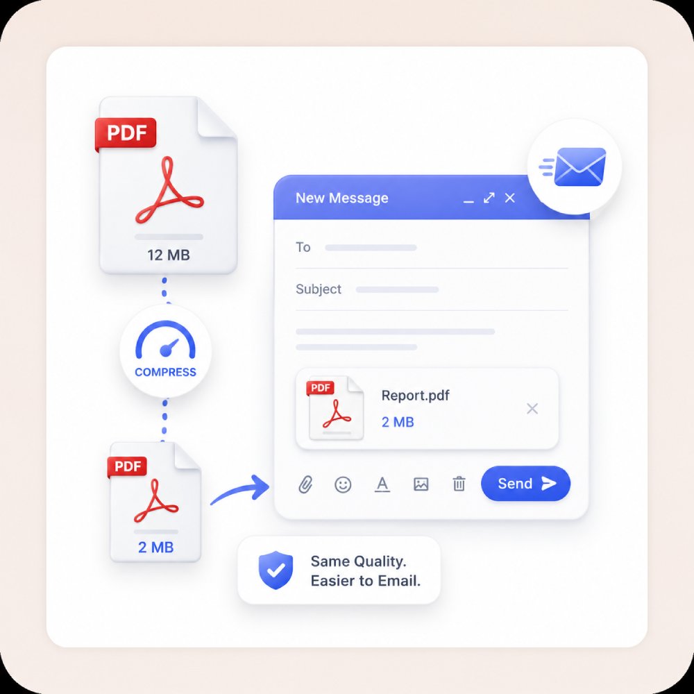 Compress PDF File for Email