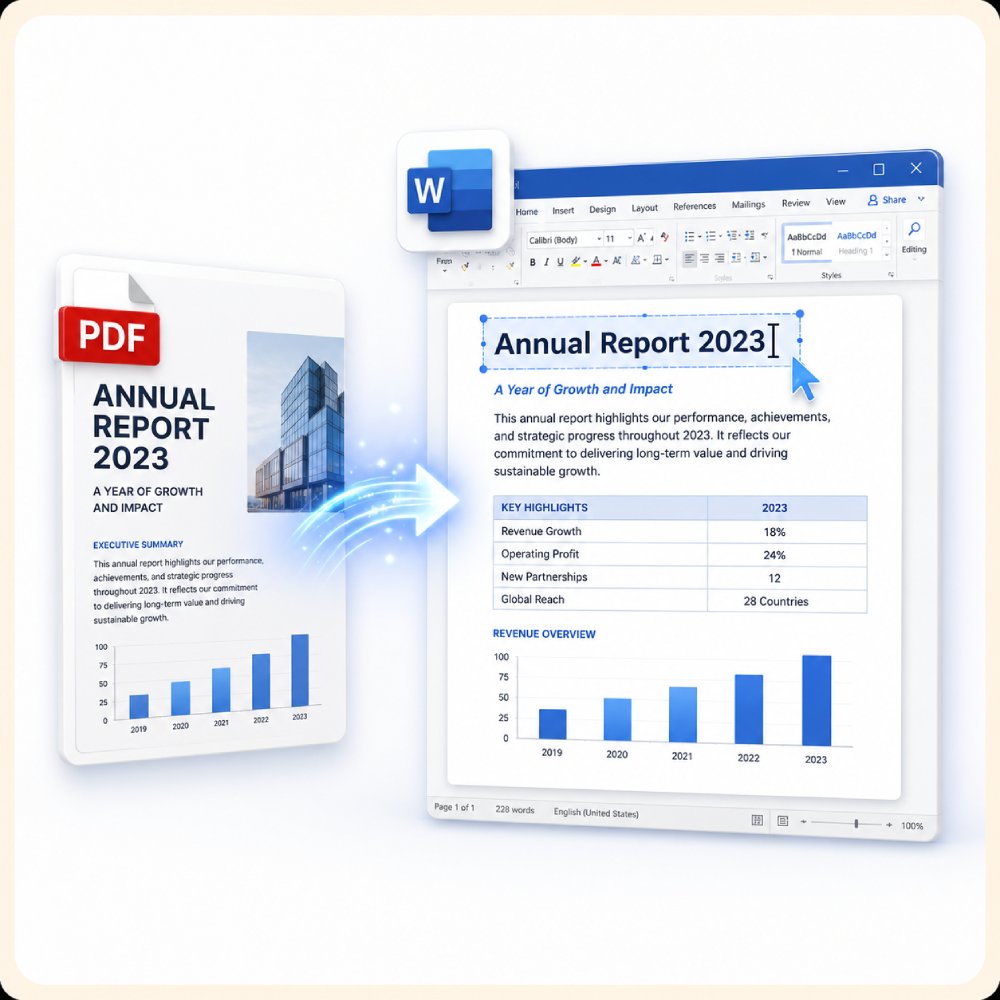 Edit Reports in Word