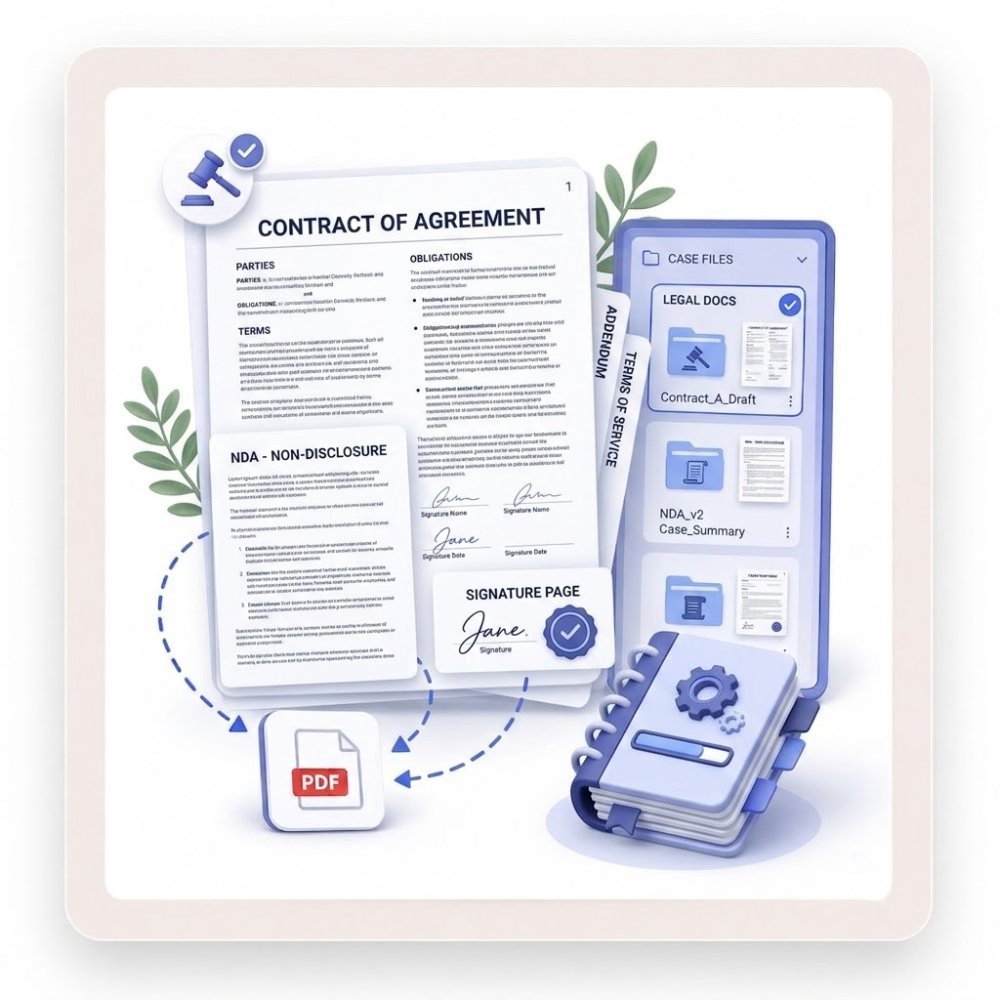Compile Contracts and Legal Documents