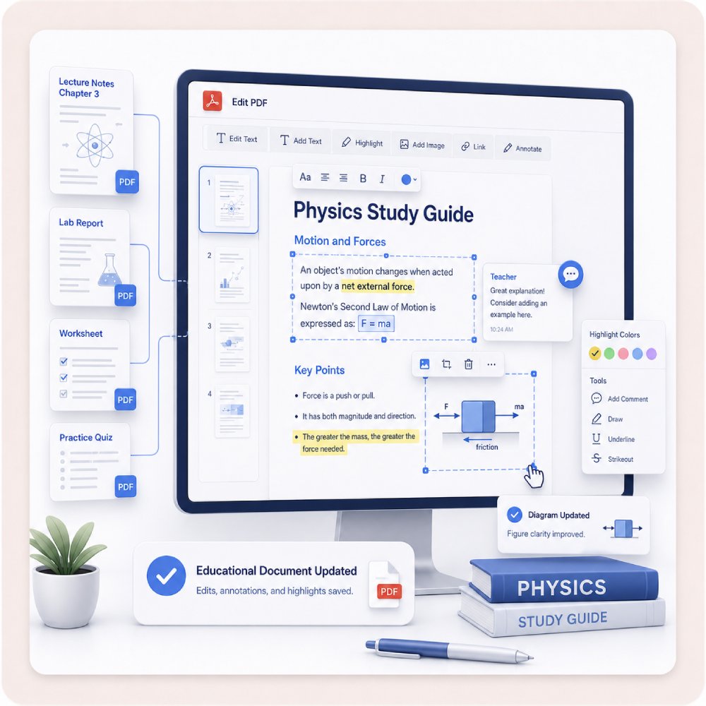 Edit Educational Documents