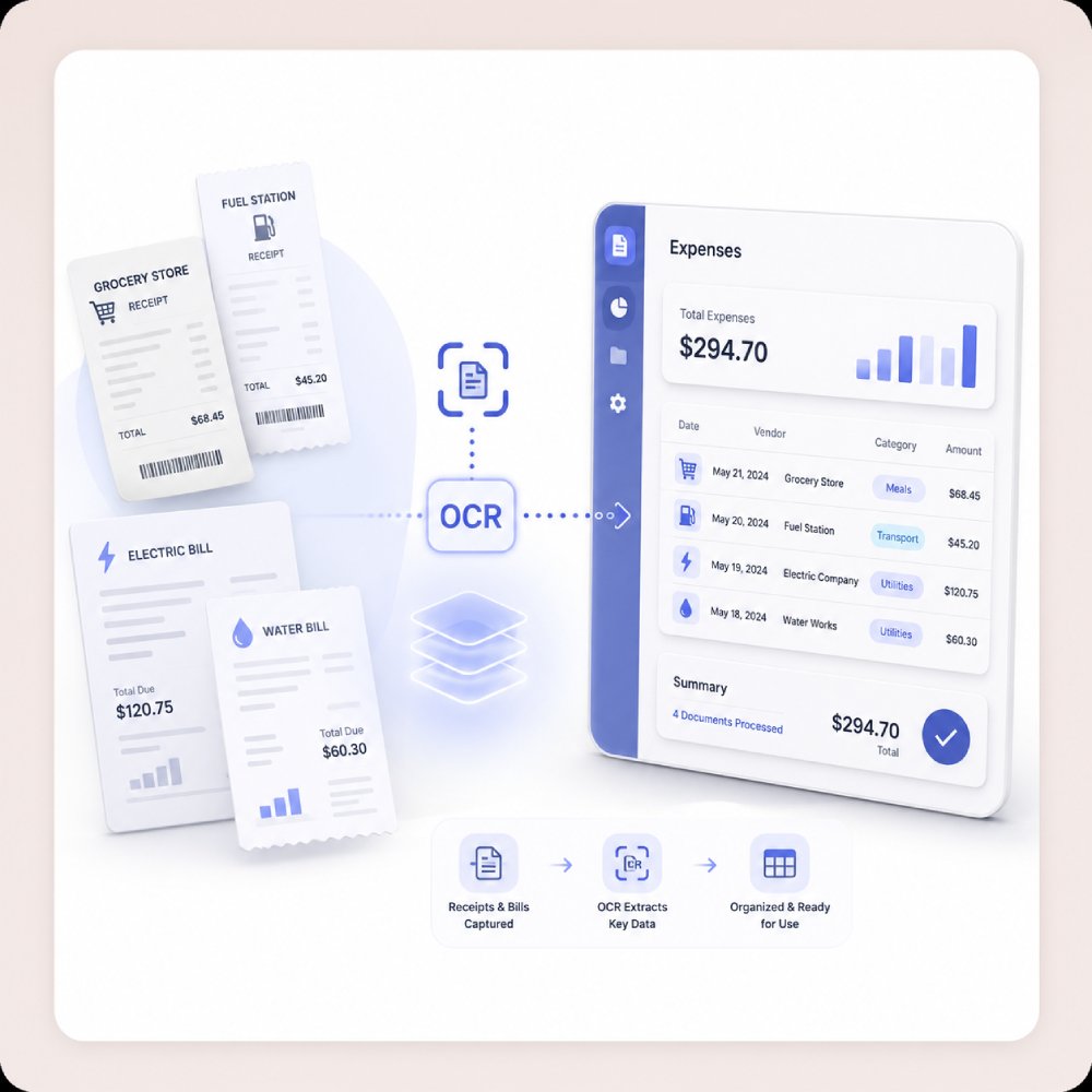 Process Receipts and Bills