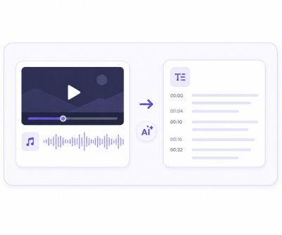 audio & video transcription