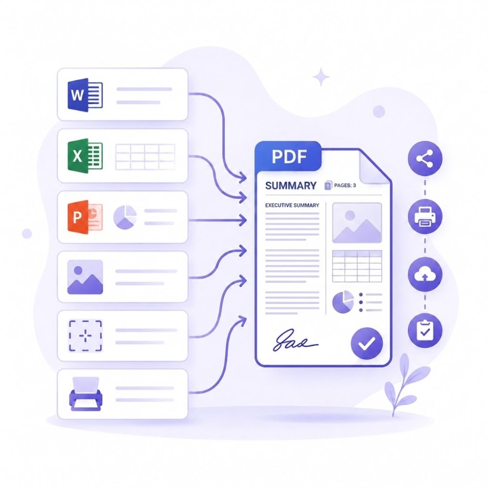 Create PDFs from Documents and Images