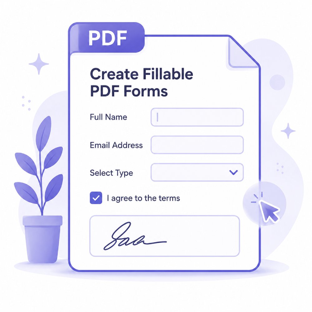 Create Fillable PDF Forms