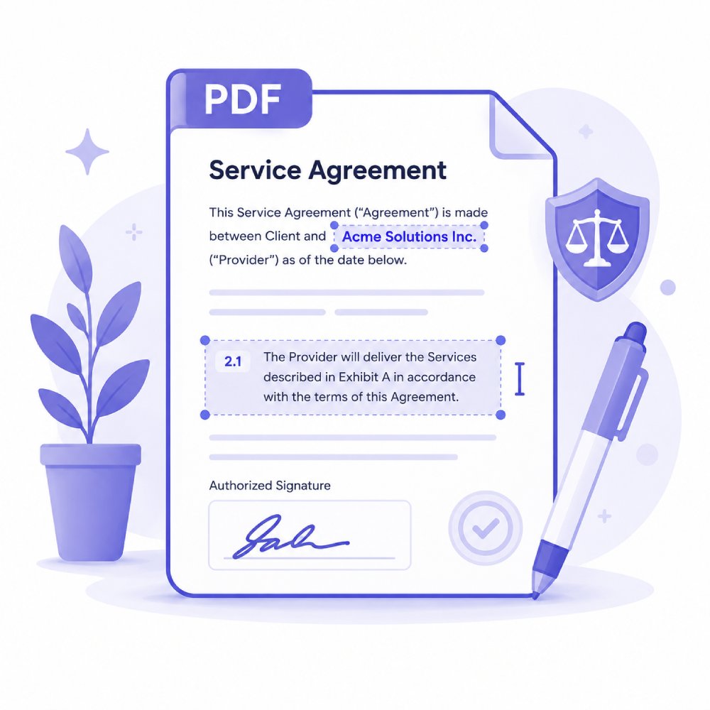 Edit Business Contracts Files