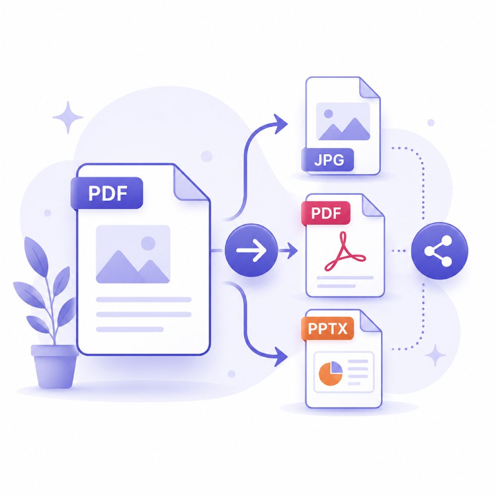 Convert PDFs for Sharing