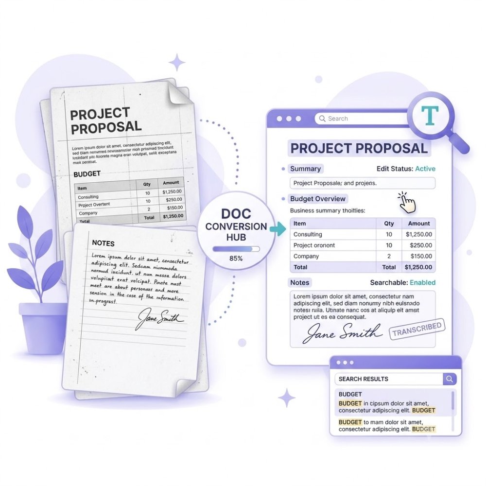 OCR for Work Documents