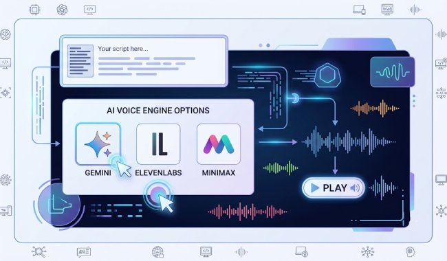 multiple ai voice engine options