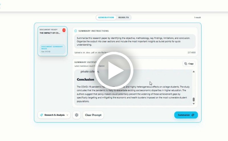 AI Document Summarizer
