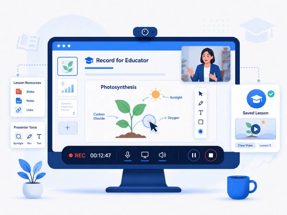 screen recorder for content creation