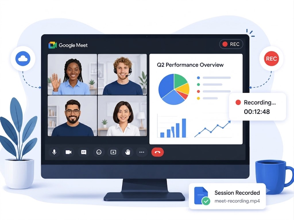 record google meet meeting
